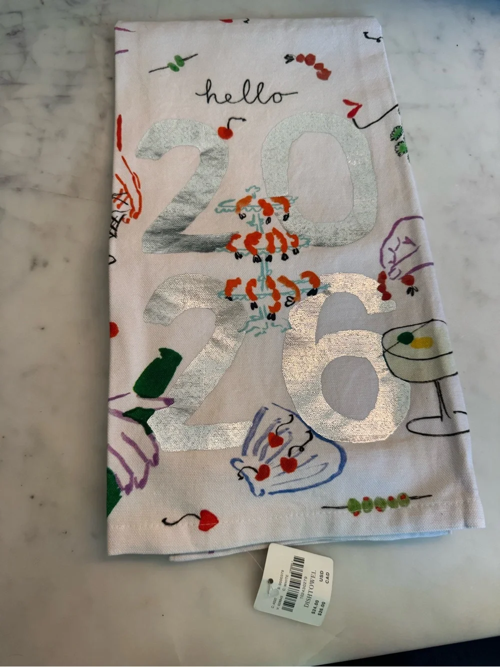 NWT Anthropologie Phthalo Ruth 2026 Dish Towel